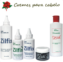 Cremes para cabelos Zilda